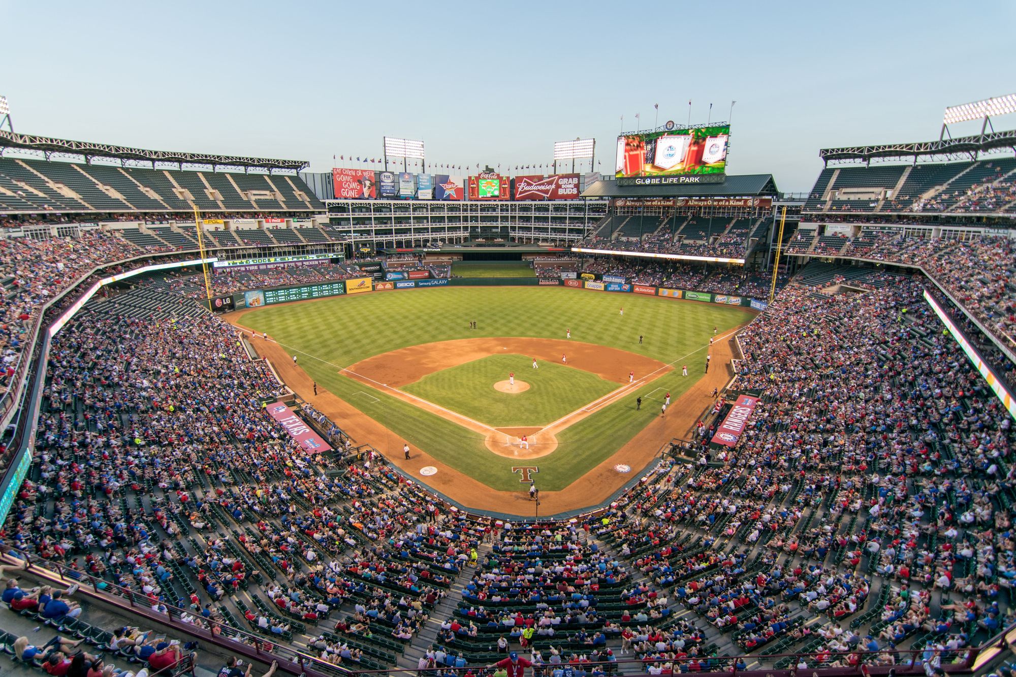 Globe Life Park, the Rangers' old ballpark