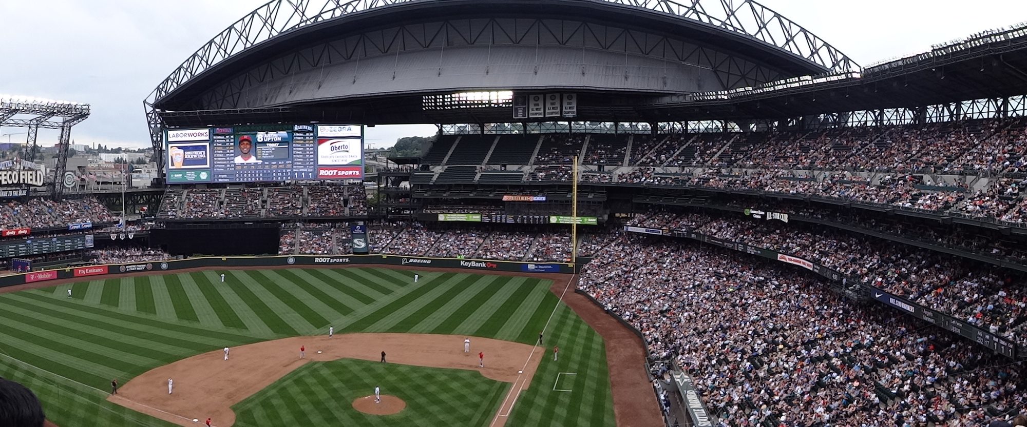 The bowl during a July 4, 2018 game, in the park's Safeco Field era