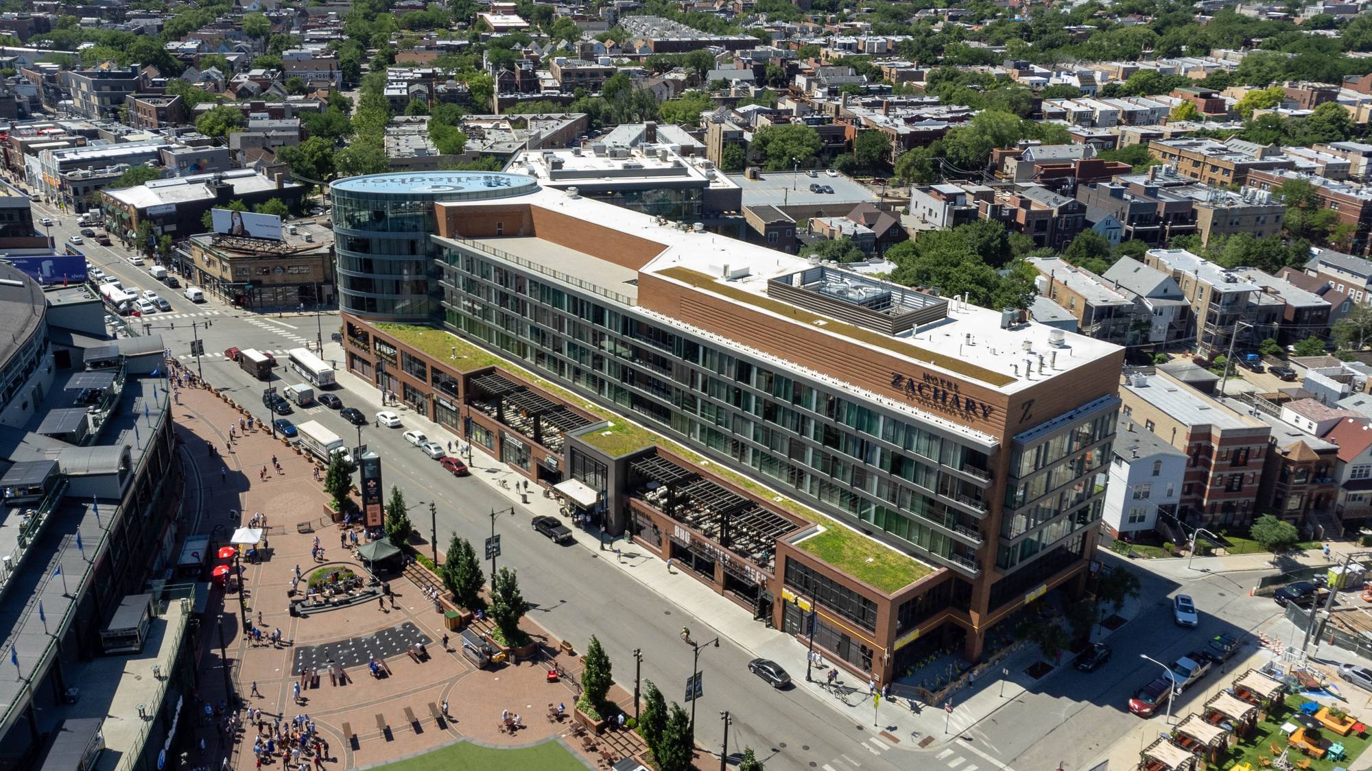 Hotel Zachary at 3630 N. Clark Street, across from Wrigley Field